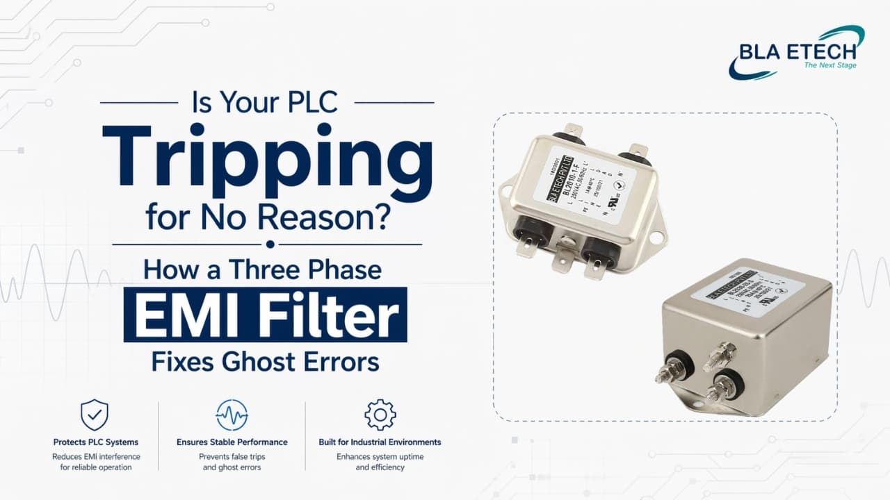 Is Your PLC Tripping for No Reason? How a Three Phase EMI Filter Fixes Ghost Errors